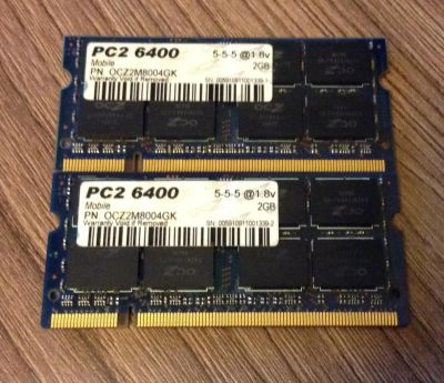 Лот: 4515201. Фото: 1. Оперативная память OCZ пара 2х2GB... Оперативная память