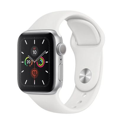Лот: 14648778. Фото: 1. Apple Watch Series 5 40mm Silver... Смарт-часы, фитнес-браслеты, аксессуары