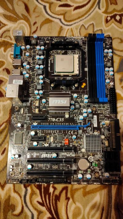 Лот: 23453459. Фото: 1. Материнская плата MSI 770-C45... Материнские платы
