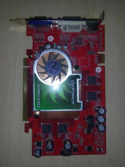 Лот: 7106171. Фото: 1. Видеокарта Nvidia geforce 6600GT... Видеокарты