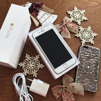 Лот: 10741203. Фото: 1. iPhone 6, 16 gb, gold. Айфон 6... Смартфоны