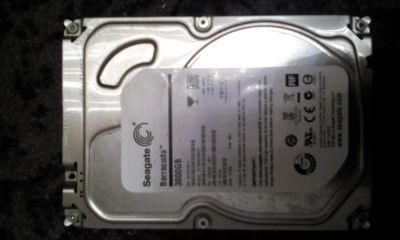 Лот: 6130820. Фото: 1. Seagate Barracuda ST3000DM001. Жёсткие диски (HDD)