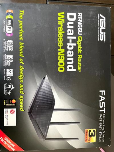 Лот: 18155171. Фото: 1. Wi-Fi роутер ASUS RT-N66U. Маршрутизаторы (роутеры)