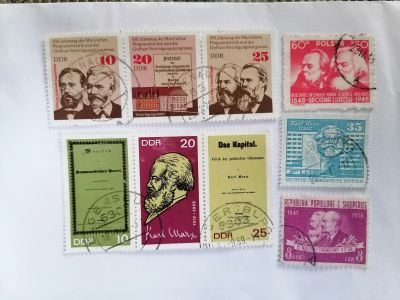 Лот: 25644575. Фото: 1. Известные люди. Набор марок. Марки