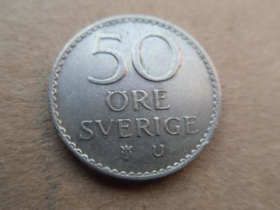 Лот: 10822347. Фото: 1. Швеция 50 эре 1973. Европа