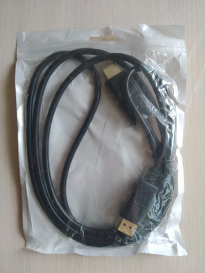 Лот: 19352127. Фото: 1. Кабель Displayport to HDMI. Шлейфы, кабели, переходники