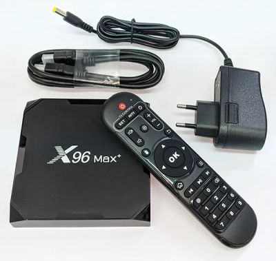 Лот: 20739949. Фото: 1. Tv BOX X96 Max Plus 4/64, Amlogic... Медиаплееры