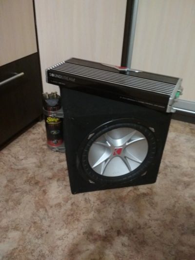 Лот: 13739829. Фото: 1. Сабвуфер Kicker+Усилитель Soundstream... Сабвуферы