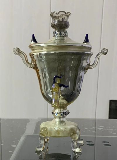 Лот: 25194284. Фото: 1. самовар стекло редкость 1. Фарфор, керамика