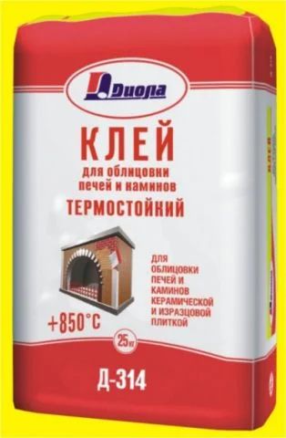 Лот: 20668192. Фото: 1. Клей жаростойкий для облицовки... Клеи, герметики, пена монтажная, клейкие ленты