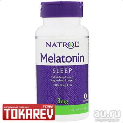 Лот: 10379781. Фото: 1. Мелатонин Natrol Melatonin (натрол... Спортивное питание, витамины