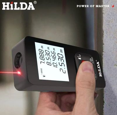 Лот: 21142013. Фото: 1. Лазерный дальномер Hilda 50м. Ручной инструмент