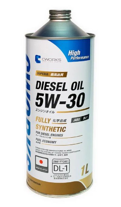 Лот: 20373323. Фото: 1. SUPERIA CWORKS DIESEL OIL 5W-30... Масла, жидкости