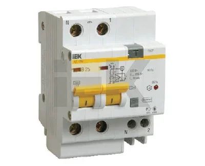Лот: 12009900. Фото: 1. Диф.автомат АД12М 2Р С20 30мА... Автоматы, пакетники, предохранители