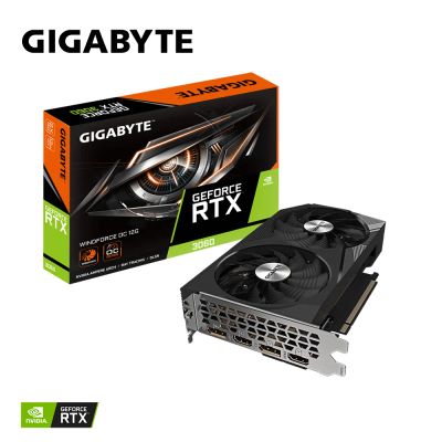 Лот: 24946742. Фото: 1. Видеокарта GeForce RTX3060 Gigabyte... Видеокарты