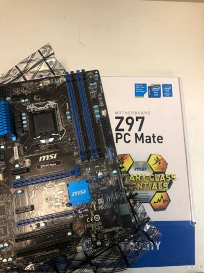Лот: 15144735. Фото: 1. Материнская плата MSI Z97 PC Mate... Материнские платы