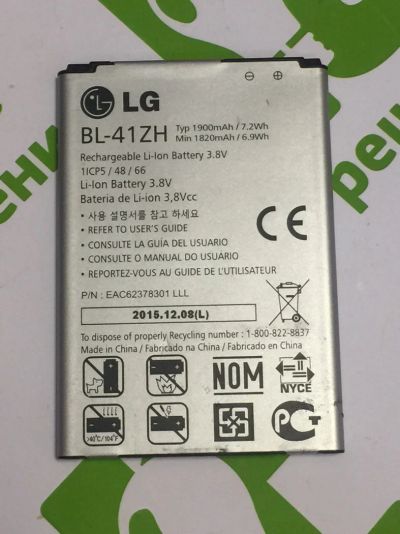 Лот: 11168925. Фото: 1. Аккумулятор \ АКБ LG BL-41ZH H324. Аккумуляторы