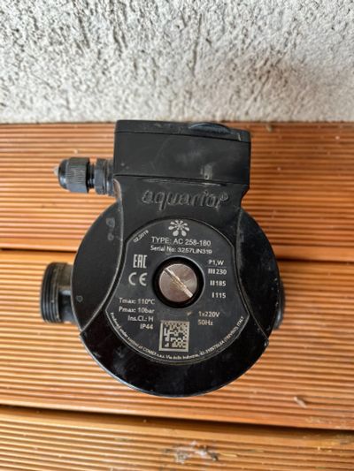 Лот: 20188120. Фото: 1. Циркуляционный насос aquario ac258-180. Насосы циркуляционные, нагнетательные