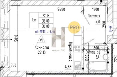 Лот: 21633674. Фото: 1. Квартира по адресу Рубежная ул... Квартиры, студии