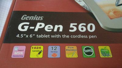 Лот: 13609987. Фото: 1. Графический планшет G-Pen 560... Другое (периферия)