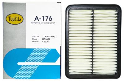 Лот: 23231683. Фото: 1. Фильтр воздушный A-176 Top Fils... Расходные материалы