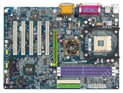 Лот: 566055. Фото: 1. Материнская плата Gigabyte GA-8SG667... Материнские платы