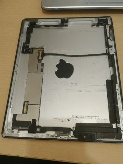 Лот: 16708135. Фото: 1. Задняя крышка iPad A1395 + все... Запчасти для планшетов