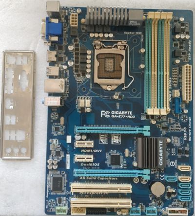 Лот: 17303215. Фото: 1. Материнская плата LGA 1155 Gigabyte... Материнские платы
