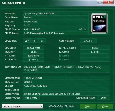 Лот: 3292744. Фото: 1. QuadCore AMD Phenom II X4 850... Процессоры
