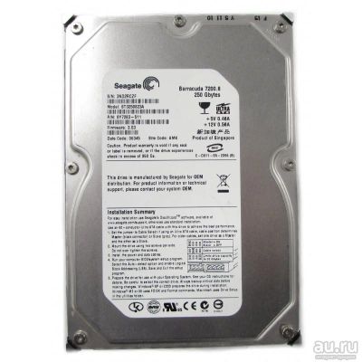 Лот: 13022657. Фото: 1. Seagate (ST3250823A) 250GB. Жёсткие диски (HDD)