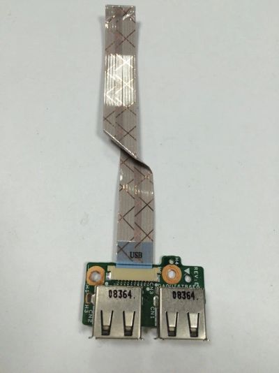 Лот: 9345452. Фото: 1. Плата USB ноутбука HP DV5-1000... Платы расширения, контроллеры, доп. порты