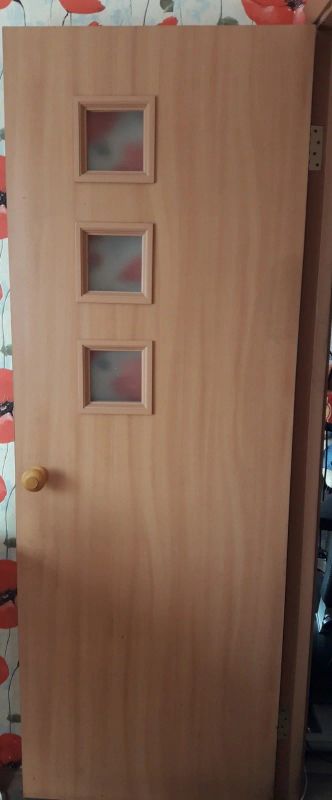 Лот: 13934432. Фото: 1. Дверь с витражом 700 ×2000. Двери межкомнатные