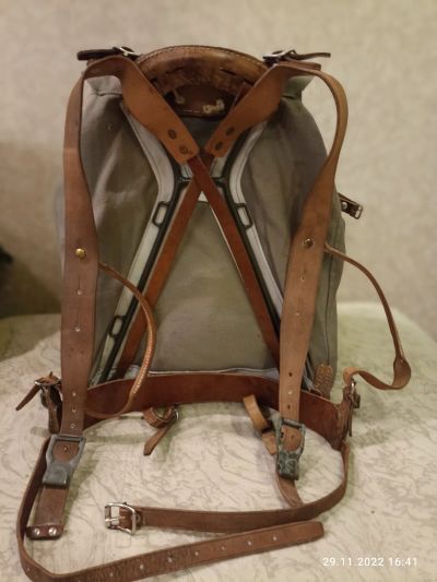 Лот: 19667508. Фото: 1. Армейский рюкзак на раме М39 Швеция. Рюкзаки