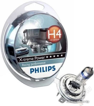 Лот: 1386058. Фото: 1. Philips x-treme power H4. Оптика и освещение