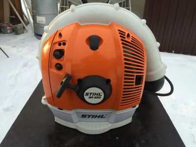 Лот: 6677064. Фото: 1. STIHL BR-550 ранцевое воздуходувное... Электроинструмент