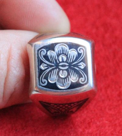 Лот: 9857577. Фото: 1. перстень серебро с позолотой северная... Кольца, перстни