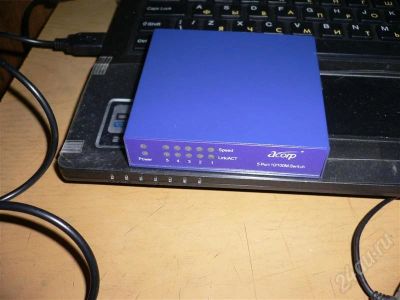 Лот: 483858. Фото: 1. acorp 5 port 10/100m switch. Разное