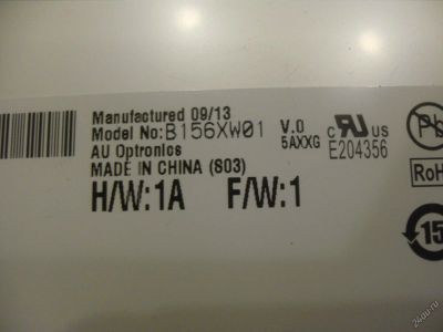 Лот: 5086009. Фото: 1. Матрица 15.6" B156XW01 eMachines... Матрицы для дисплея