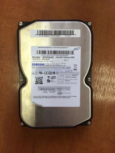 Лот: 7767831. Фото: 1. Жесткий диск HDD 200Gb Samsung... Жёсткие диски (HDD)