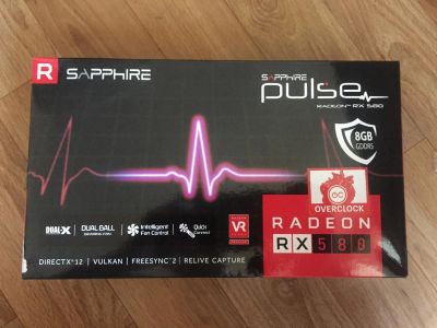 Лот: 9880211. Фото: 1. Sapphire PULSE Radeon™ RX 580... Видеокарты