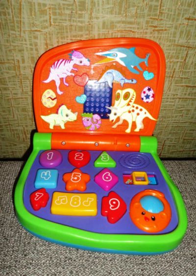 Лот: 6490917. Фото: 1. Ноутбук Fisher Price Смейся и... Развивающие