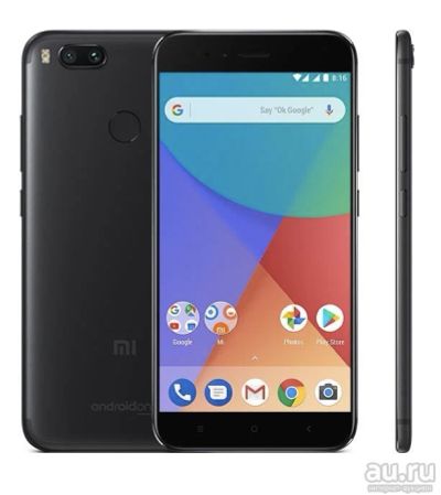Лот: 10785456. Фото: 1. Xiaomi Mi A1 32GB / 4GB чёрный... Смартфоны