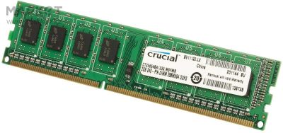 Лот: 10483103. Фото: 1. Оперативная память Crucial 2Gb... Оперативная память