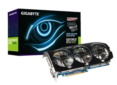 Лот: 3534569. Фото: 1. Видеокарта Gigabyte GTX 670 2048mb... Видеокарты