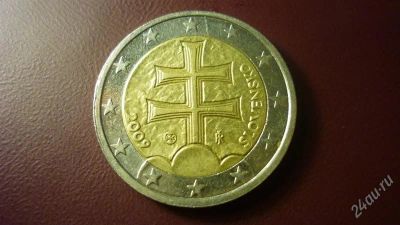 Лот: 1341045. Фото: 1. 2 евро Словакия. Европа