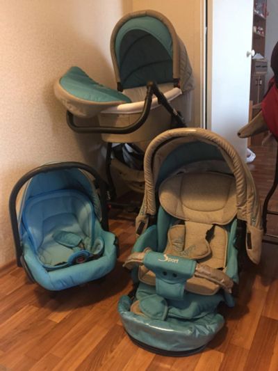 Лот: 9052817. Фото: 1. Коляска tutis zippy sport 3в1. Коляски