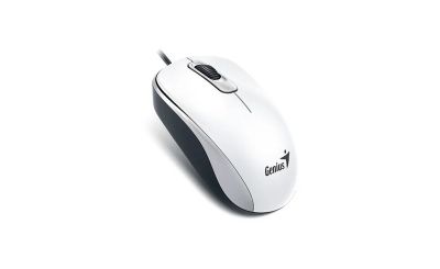 Лот: 11032675. Фото: 1. Мышь Genius DX-110, USB, белая... Клавиатуры и мыши