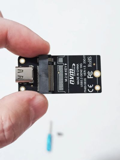 Лот: 20936223. Фото: 1. Переходник M2 SSD NVMe - Type-C... Шлейфы, кабели, переходники
