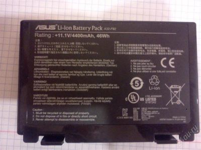 Лот: 2163379. Фото: 1. Аккумуляторная батарея Asus A32-F82... Аккумуляторы