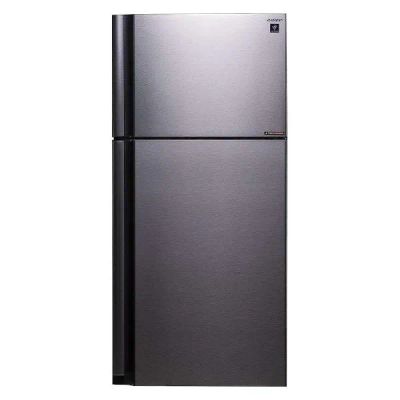 Лот: 24630950. Фото: 1. Холодильник Sharp SJXE55PMSL. Холодильники, морозильные камеры